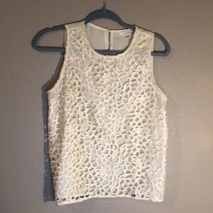 Charming Charlie off white - sleeveless shirt.